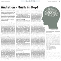 Artikel in der Schweizer Musikzeitung September 2015